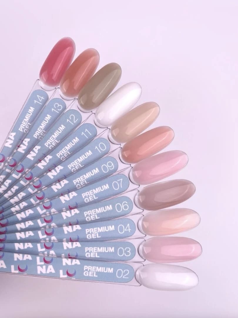 Gel Premium Nr. 13 – Kaki Nude Aufbaugel – 15 ml LUNAmoon - 3