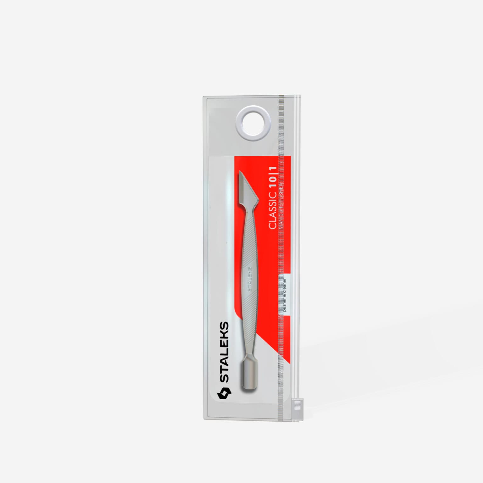 Espátula de Manicure Staleks Classic 10 Tipo 1 – Pusher Plano + Machadinha - 4