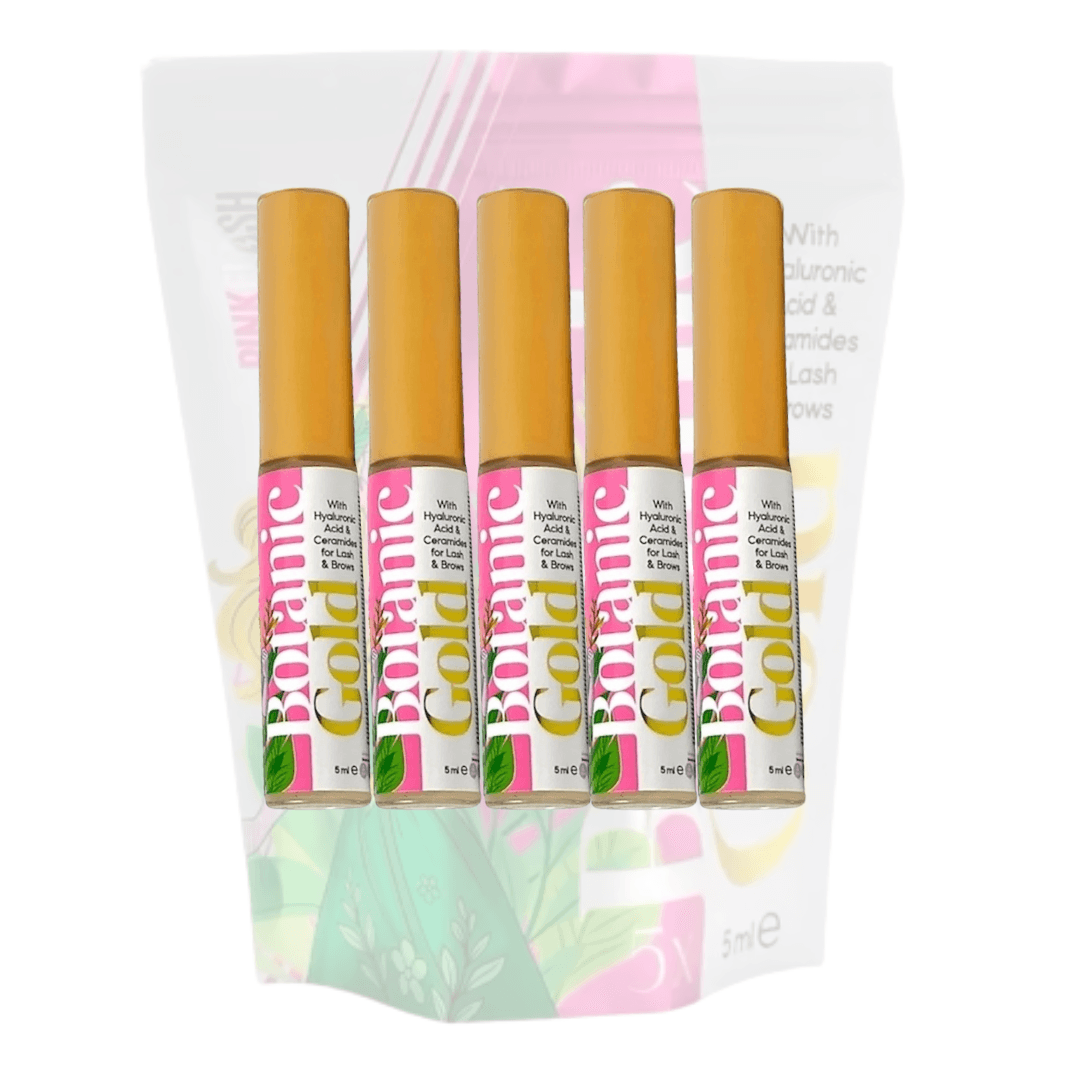 Pink Flash Botanic Gold 5pcs - Pós Tratamento Pestanas e Sobrancelhas - 5