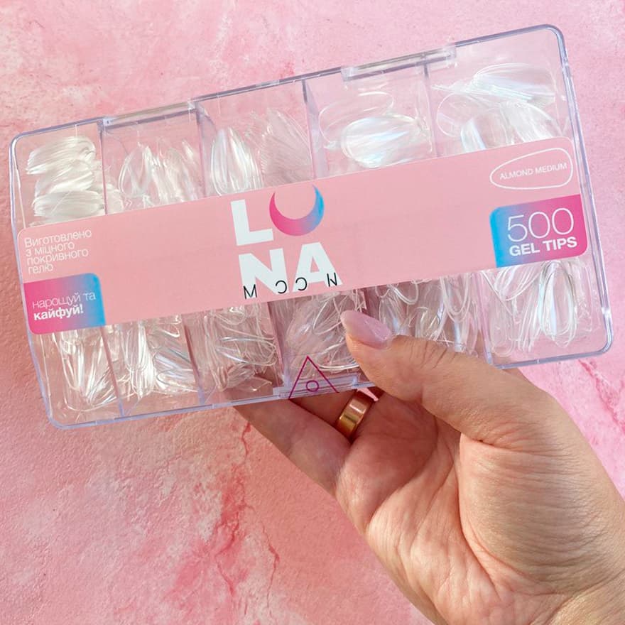 Almond Medium Tips – Amêndoa Média 500 pcs – LUNAmoon - 6