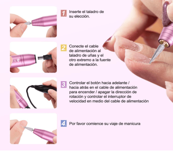 🌸 Broca Manicure Profissional 20.000 RPM - 5