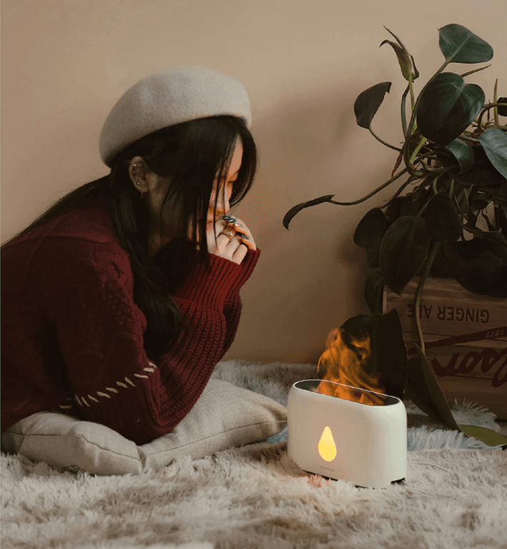 Diffuser for Aromatherapy Essential Oils Flame Effect - 2