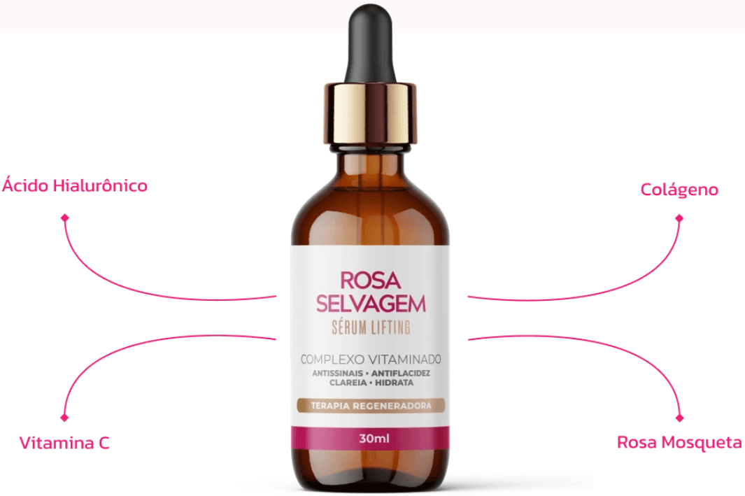 💥 EM ALTA: Sérum Lifting Rosa Selvagem - 4
