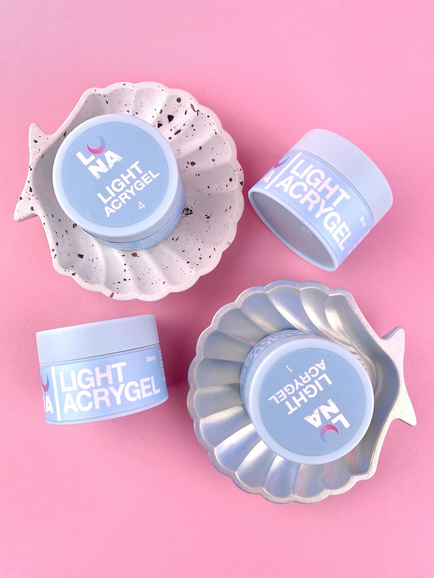 Acrygel Light Nº4 – Rose Pâle Lait – 50 ml LUNAmoon - 3