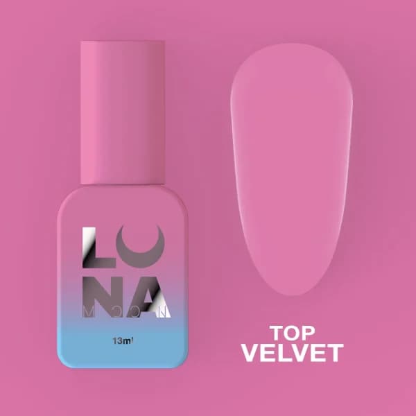 Top Coat Mate Sin Goma – Top Velvet 13 ml LUNAmoon - 1