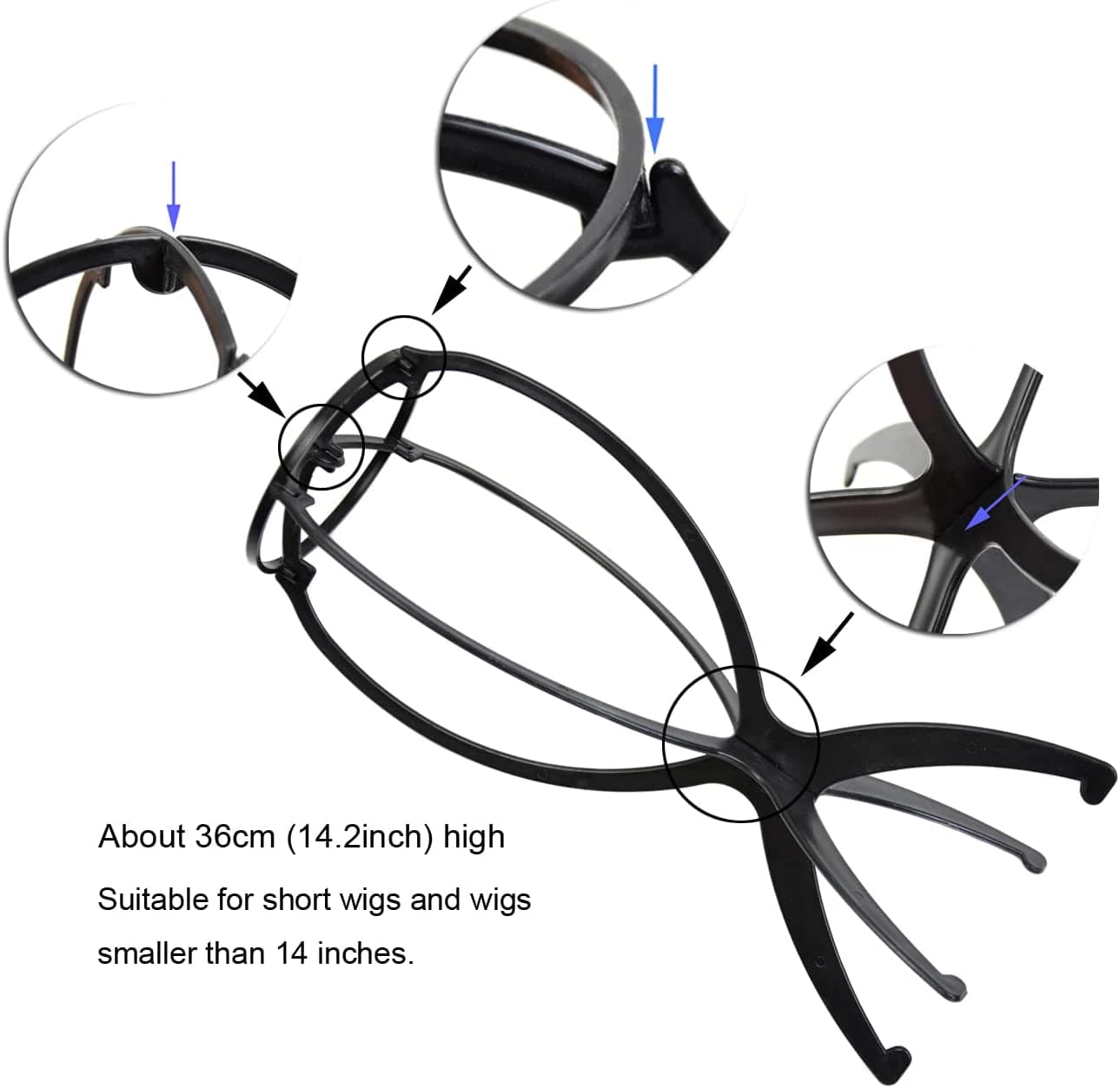 Suporte de Peruca Dobrável - 3