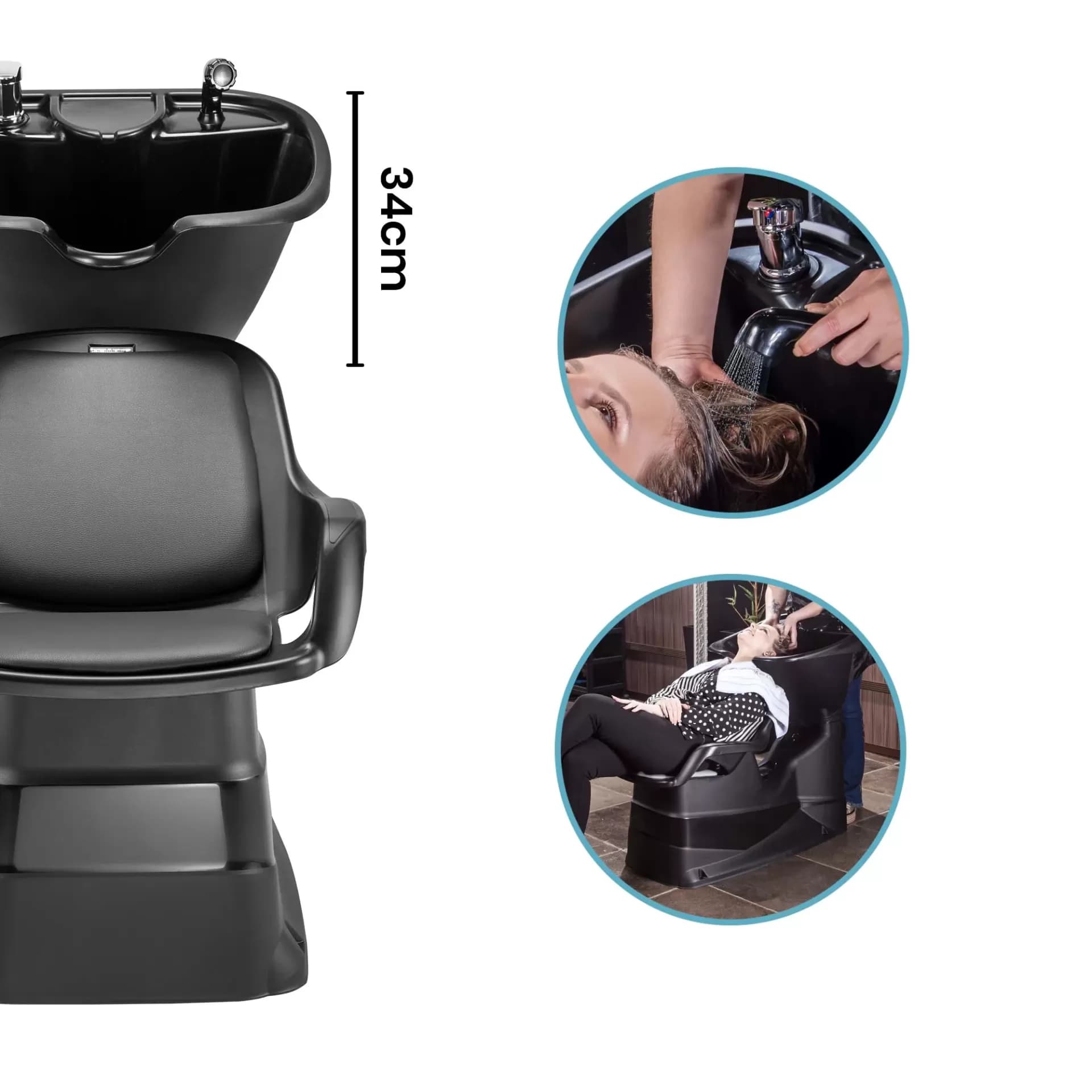 Waschrampe Waschbecken verstellbar Champ - Schwarz - 4