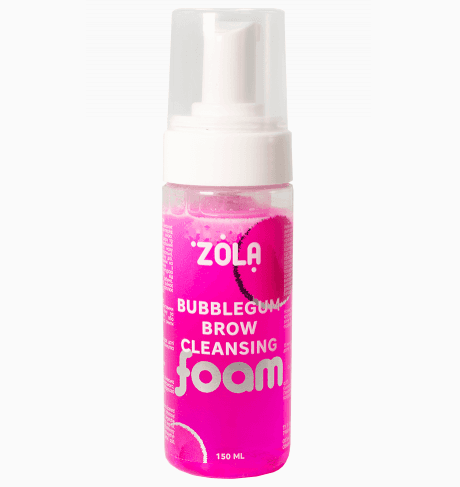 Espuma de Limpeza Rosa Sobrancelhas Bubblegum 150ml- Zola