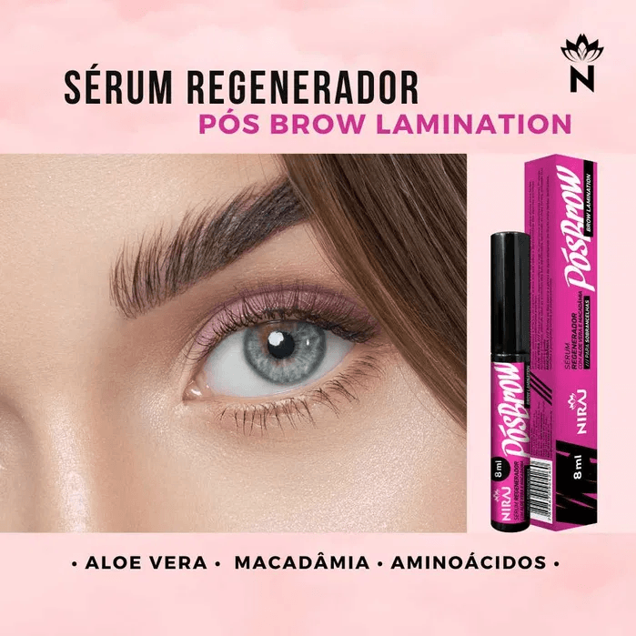 NIRAJ Sérum Regenerador Pós Brow Lamination - 8ml - 2