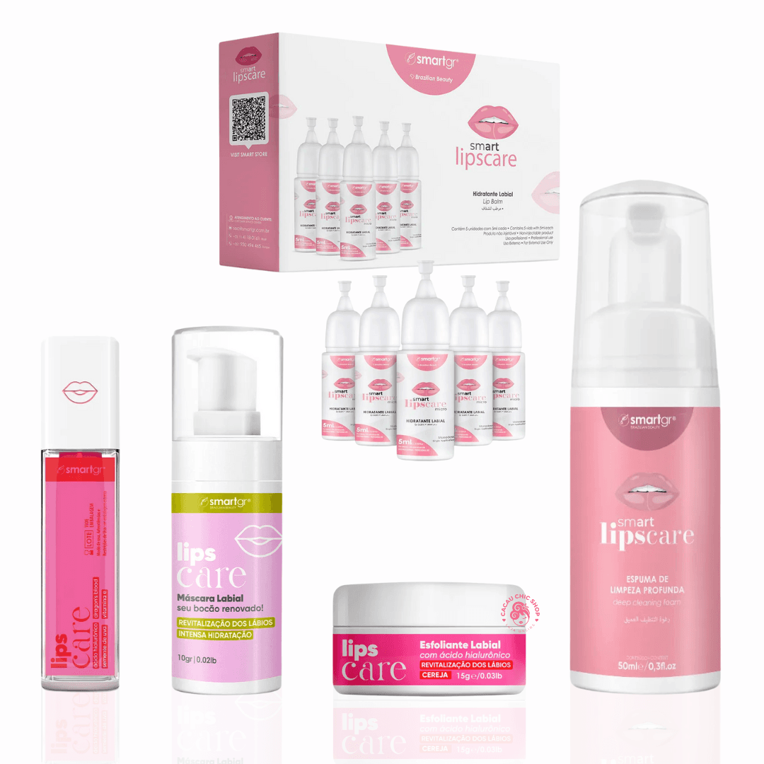 Kit Hidragloss Hidratação E Volume Labial 💋 - Smart GR