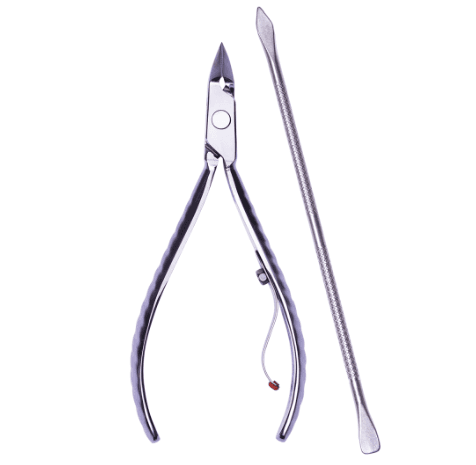 Alicate de Cutícula com Espátula 778-E Aço Inox Mundial - 3