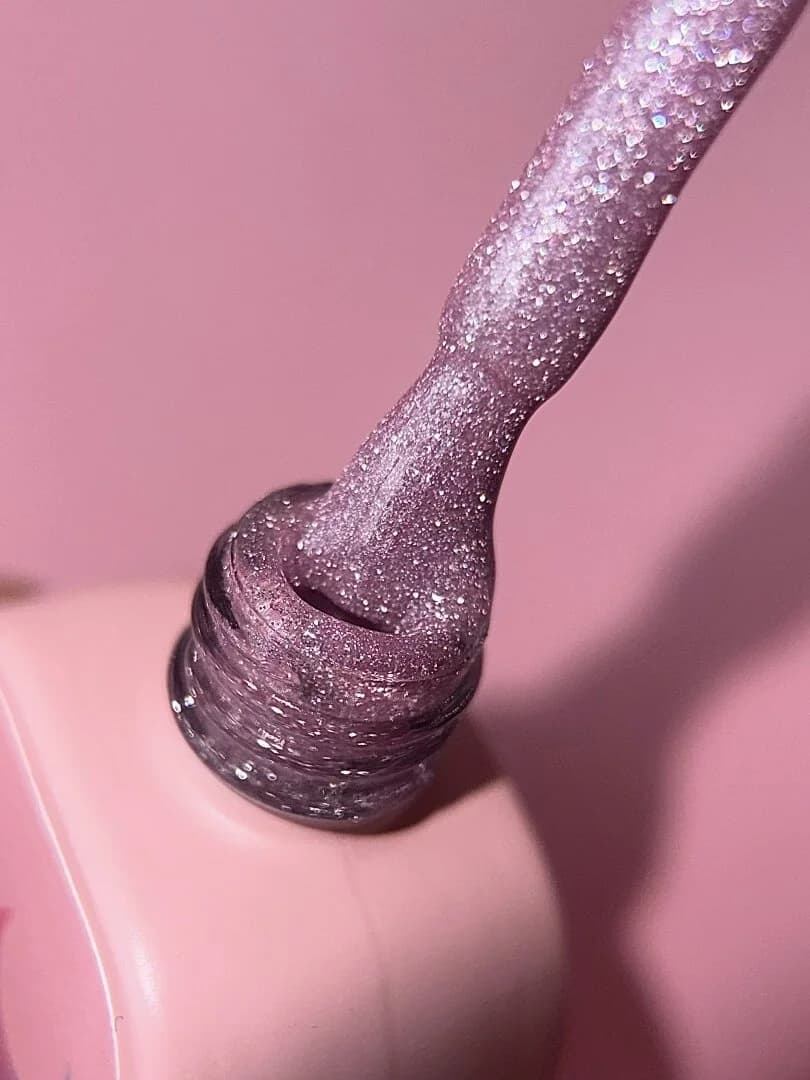 Lurex Base Pink Nº4 – Base Camuflaje Rosa con Glitter – 13 ml LUNAmoon - 5