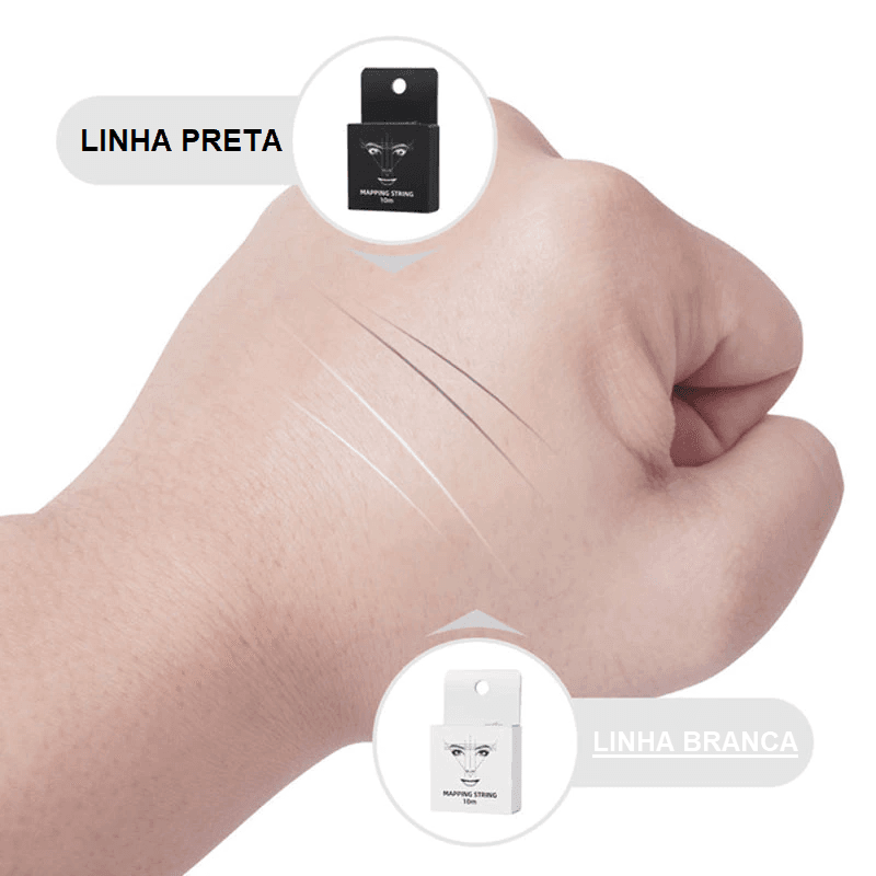 Linha de Marcação Branca P/ Sobrancelhas - 2