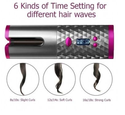 NEUHEIT Automatischer kabelloser Haarglätter - 5