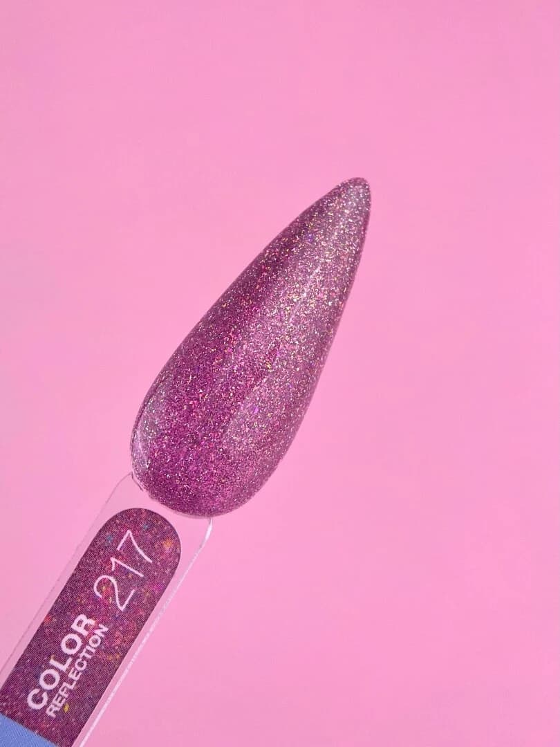 Verniz Gel Refletivo – Color Reflection Nº217 Lilás – 13 ml LUNAmoon - 2