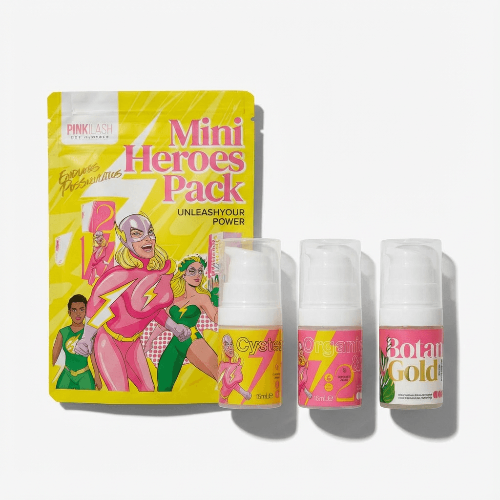 Pink Flash Kit Mini Heroes Korean Lash Lift