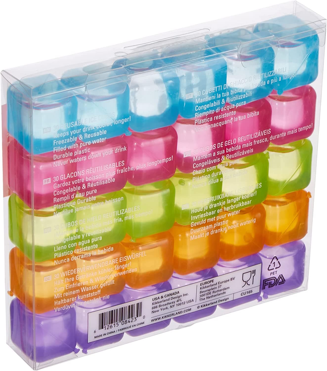 Gelo Colorido Reutilizável Terapia Frio - Pós Procedimentos - 30 und - 2