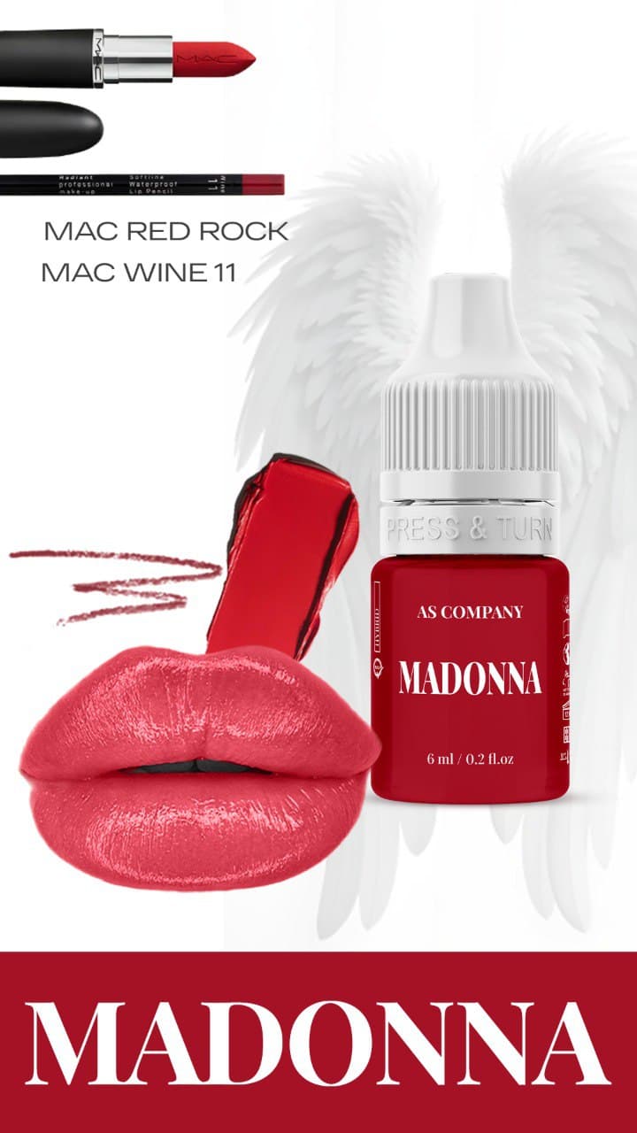 Pigmento Labial Madonna - Linha Paradise 6ml – AS Company - 2