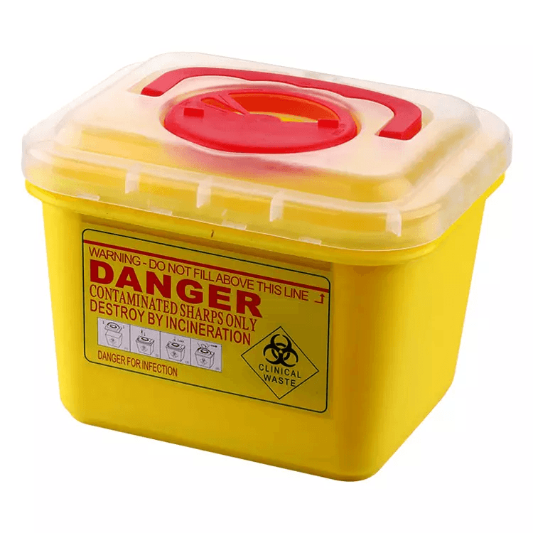 Contentor Lixo P/ Agulhas Usadas 5L - 1