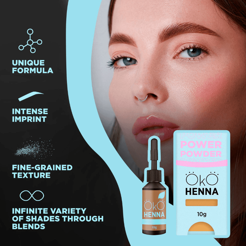 OKO Henna Power Powder Castanho Natural 10g - 3