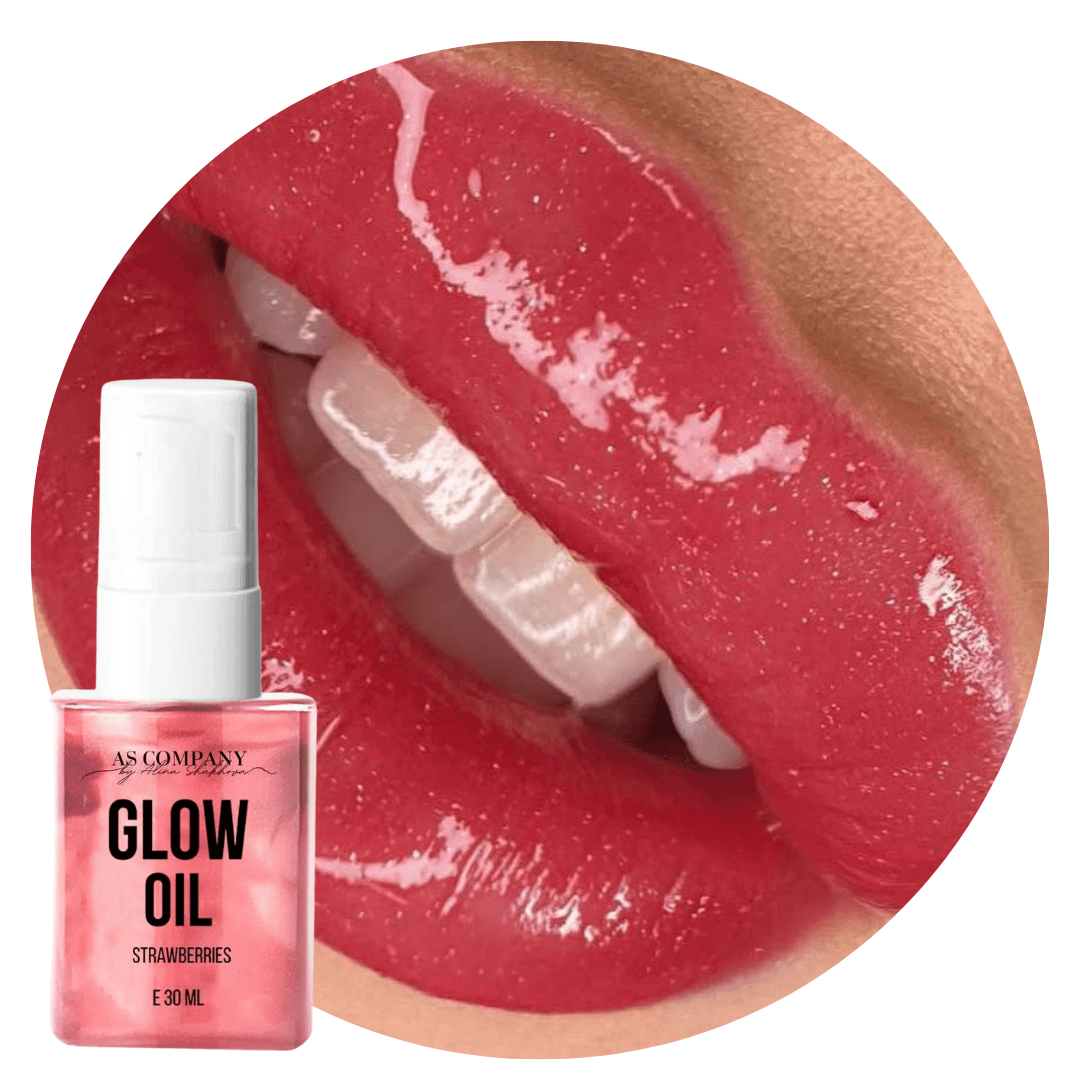 Glow Oil Morango | Óleo Fotográfico Pós-PMU & Hydra Gloss 30 ml - 1