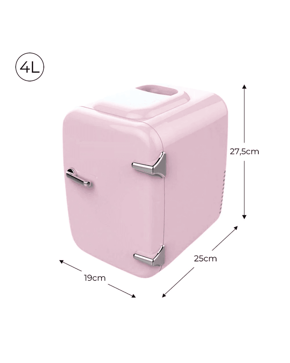🌸 Mini Refrigerador Portátil para Cosméticos 4L - 1