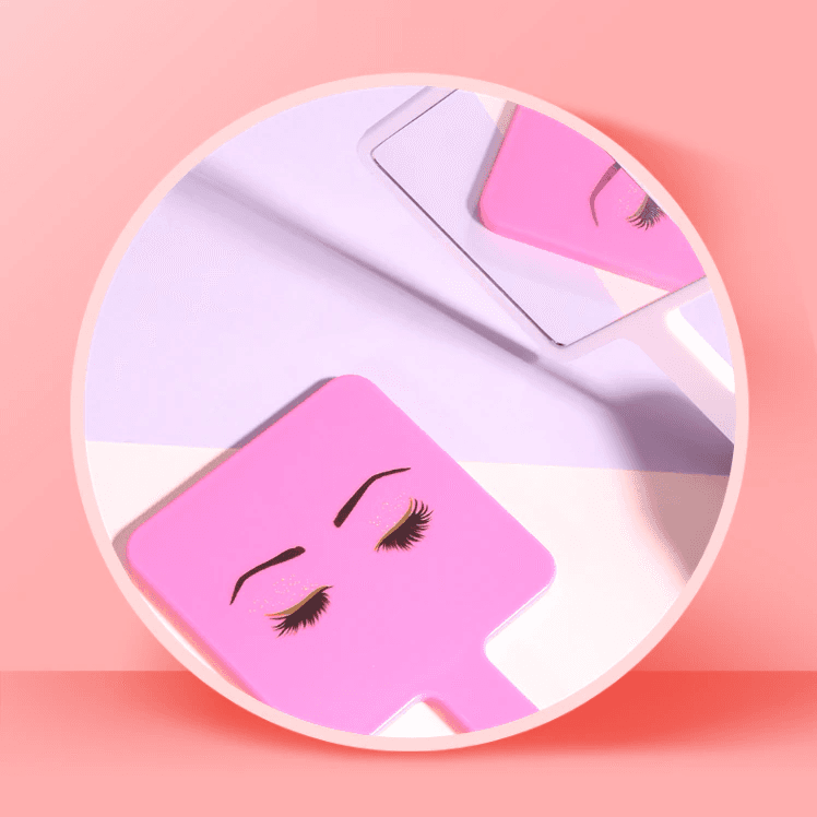 đž Miroir de Main Lash Face - 3