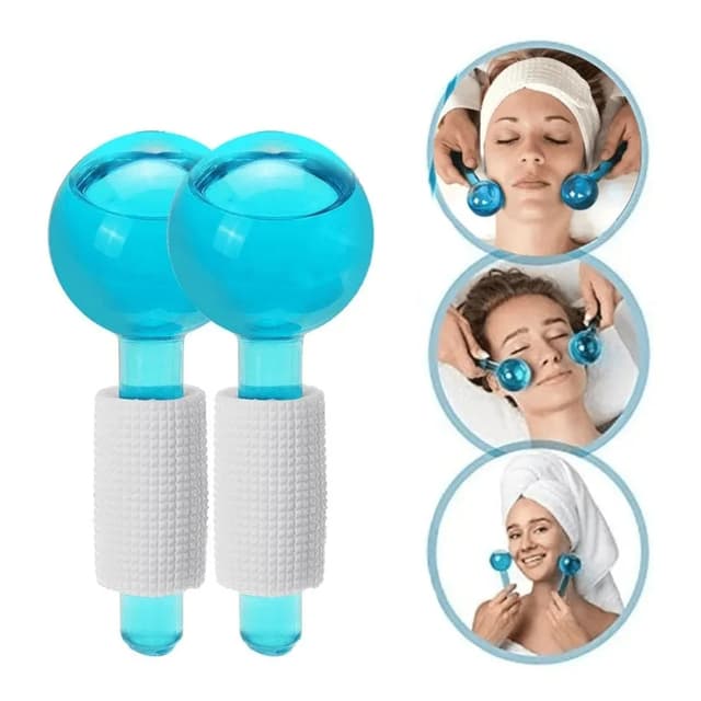 Esferas de Cromoterapia Grandes Par | Azul - 1