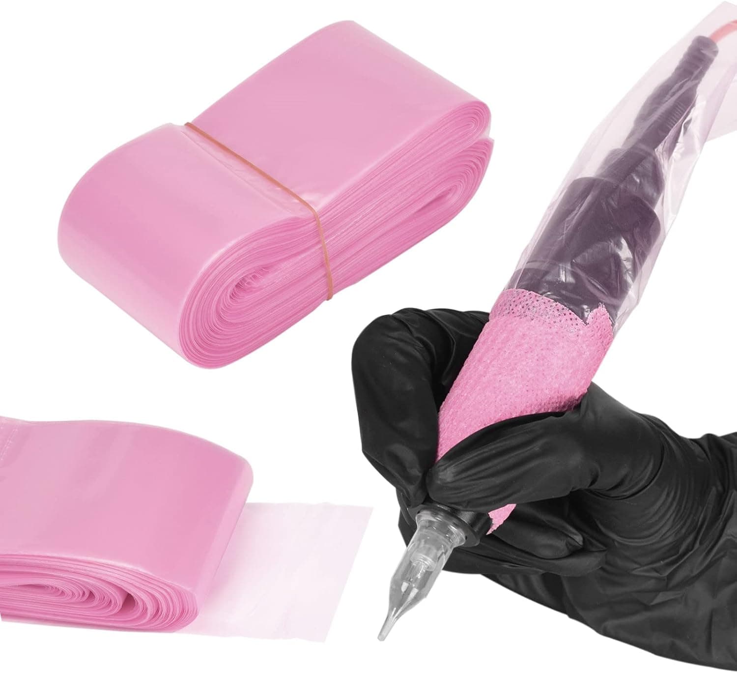 🌸 Manga Pink Capa P/ Dermógrafo Protetor Descartável Clip Cord - 1