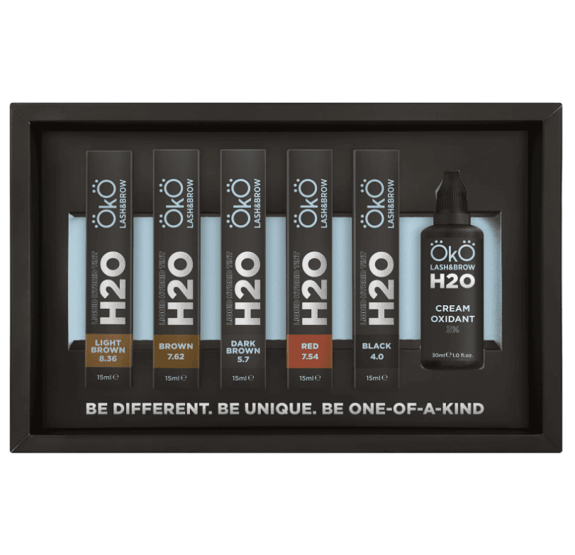 Kit 5 Tinturas Híbrida Líquida OkO Lash&Brow H2O + 1 Óxido - 2