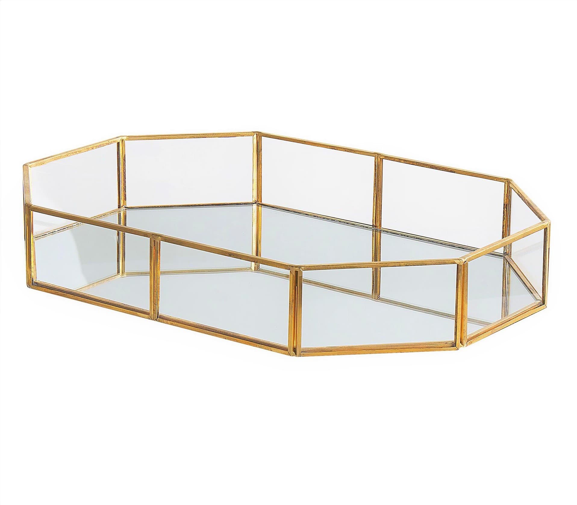 Tabuleiro Espelhado Dourado Florença - 2