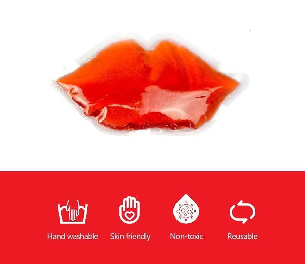 Bolsa Gel Lips Red - Gelo Reutilizável - 1