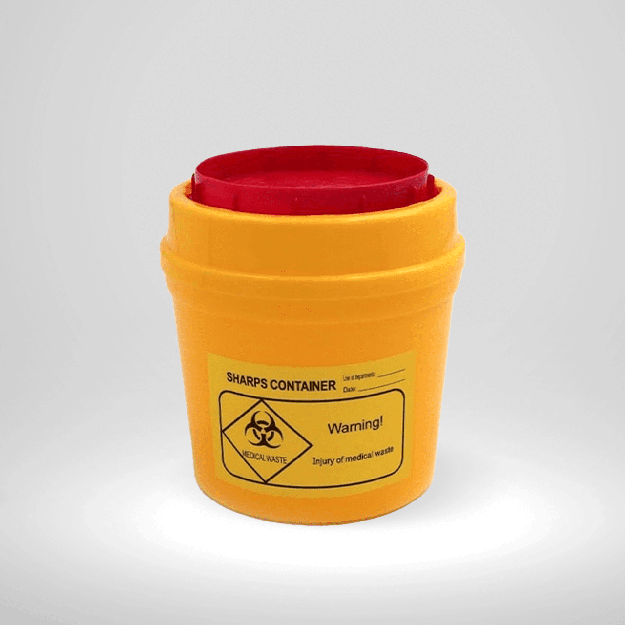 Contentor Lixo P/ Agulhas Usadas 1L Redondo - 1