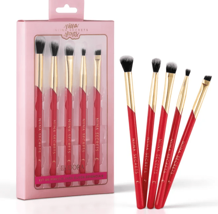 Kit de Pinceles Esenciales para Ojos Niina Secrets - PRE-VENTA📍 - 1