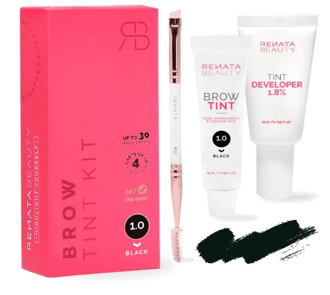 Kit de Teinture de Sourcils Couleur Noire RB RENATA BEAUTY - Livraison ImmĂ©diate đą - 1