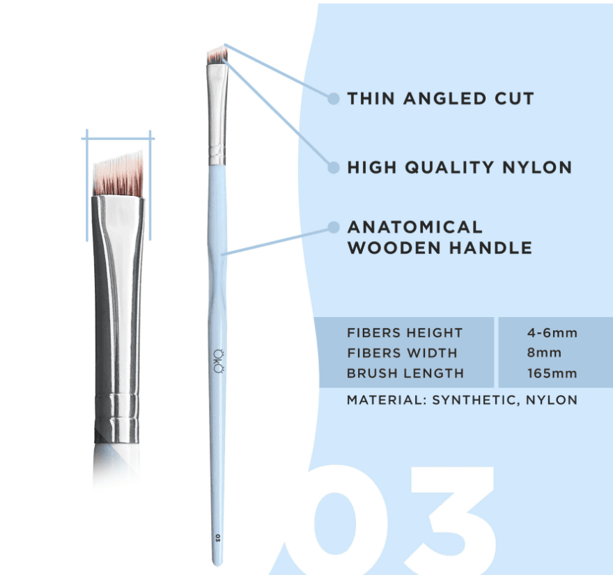 Pincel Angular OKO Lash&Brow nº 3 - 3