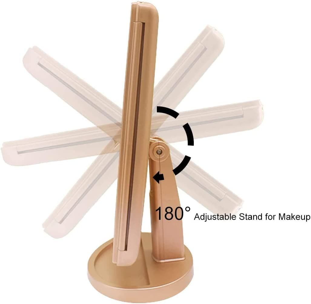 đž Miroir avec LumiĂšres Led Triptyque avec Agrandissement - 1