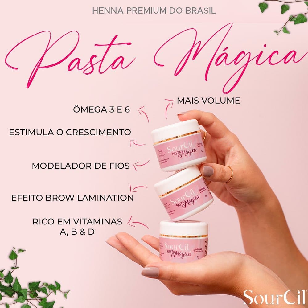 Pasta Mágica Modeladora Sourcil🌸 - 2