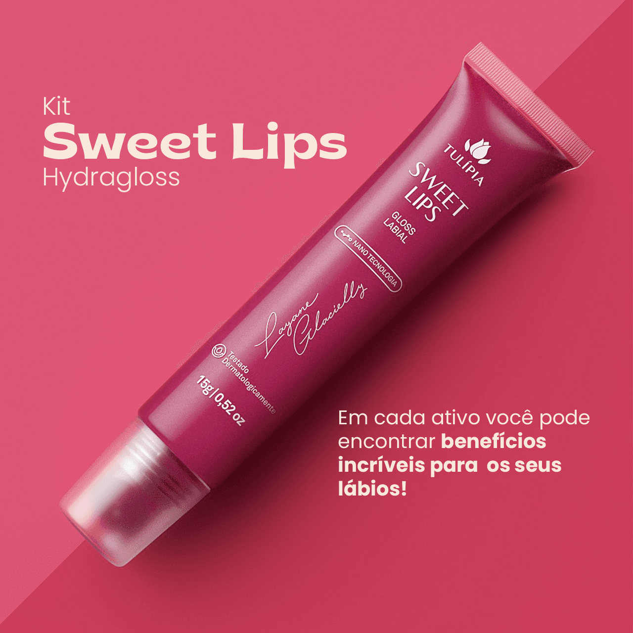 Kit Sweet Lips Tulipia Hydragloss - 3