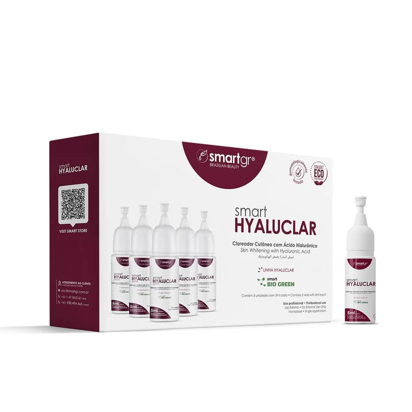 Smart Hyaluclar Skin Pro - Fluido Clareador Facial e Corporal