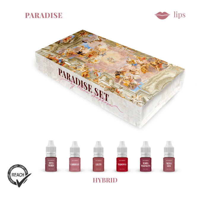 Kit Paradise 6 Pigmentos Labiais Híbridos 6ml – AS Company - 1