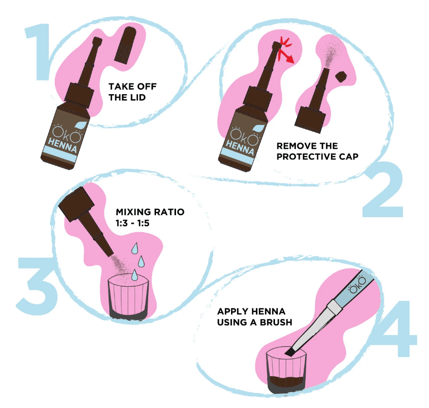 Henna Power OKO Castanho Claro 5g - 4