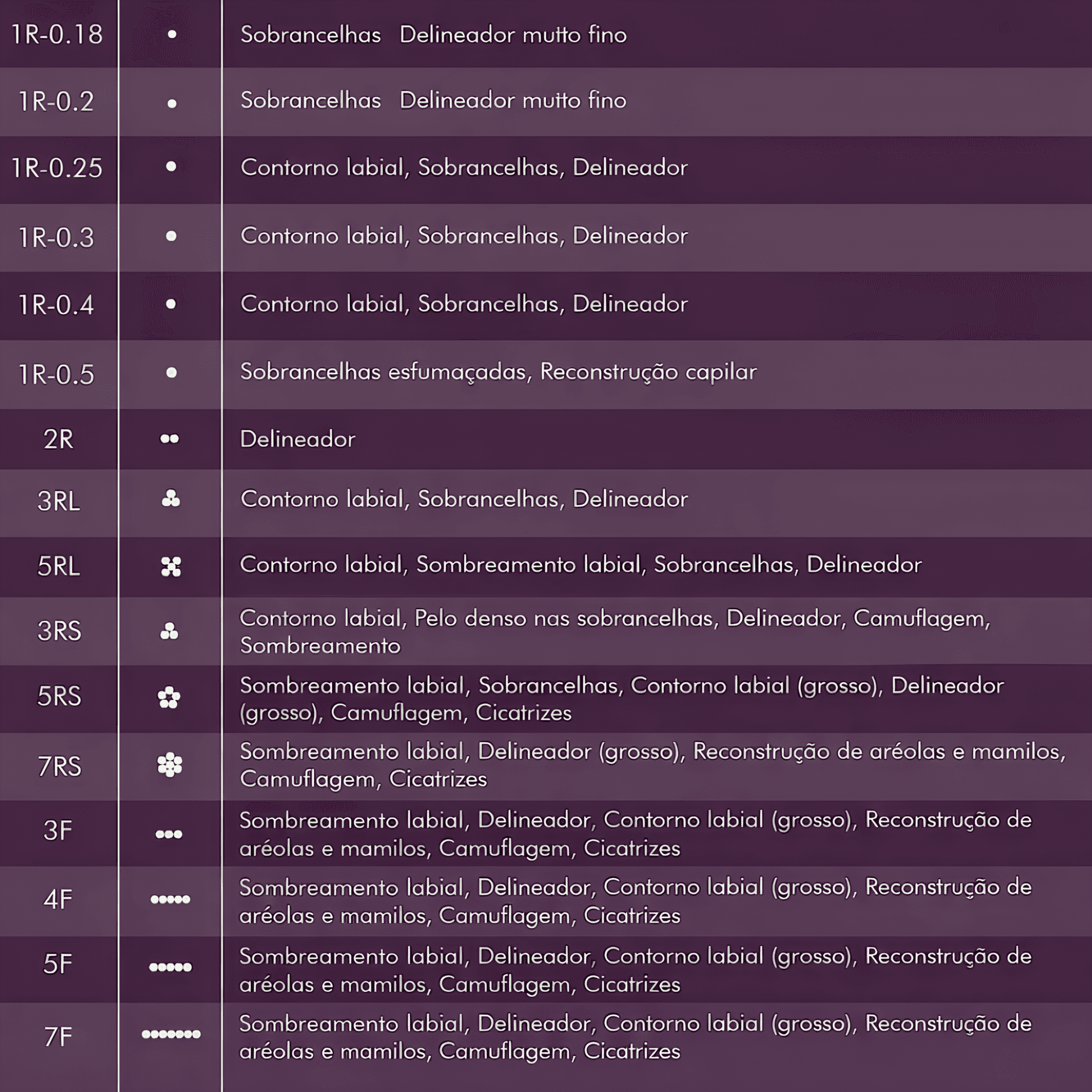 Kit 10 Agujas de Cartucho de Rosca para Dermógrafo - 3