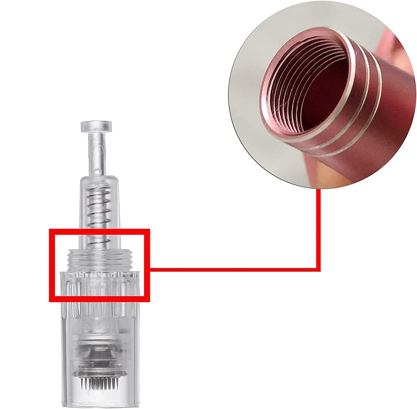 10 Recargas de Rosca para Dermapen o Dermógrafo - 2