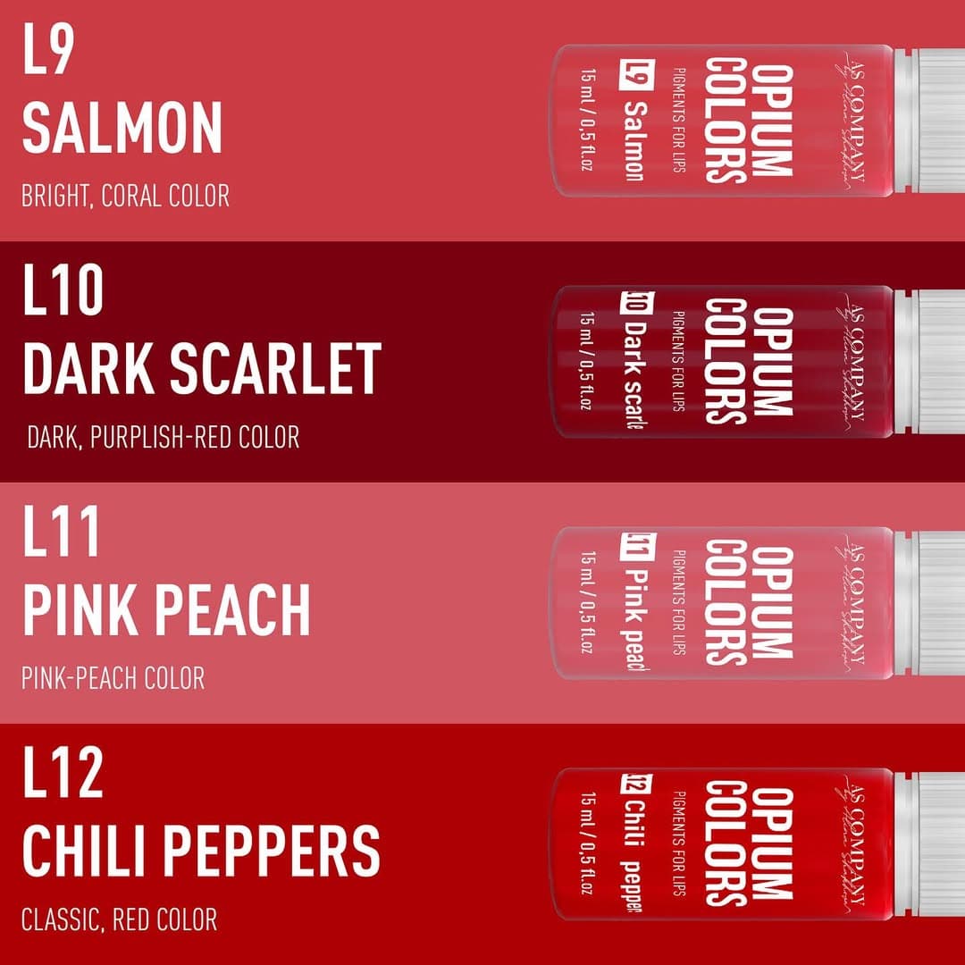 Pigmentos Opium Colors Lábios 6ml – AS Company - 21