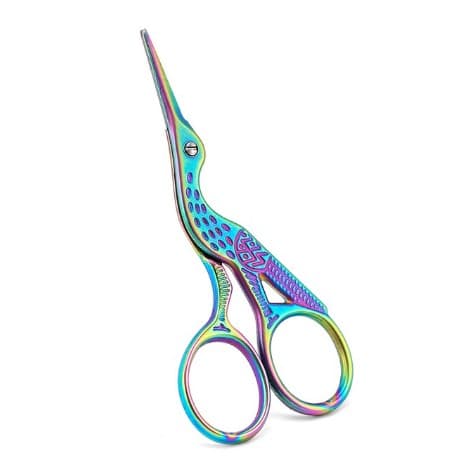Tijera Cegonha Acero Inoxidable Holográfico - 1