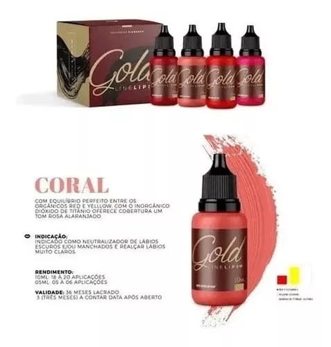 Kit 4 Pigmentos Mag Color Gold Line Lips - PRE-VENTA📍 - 2