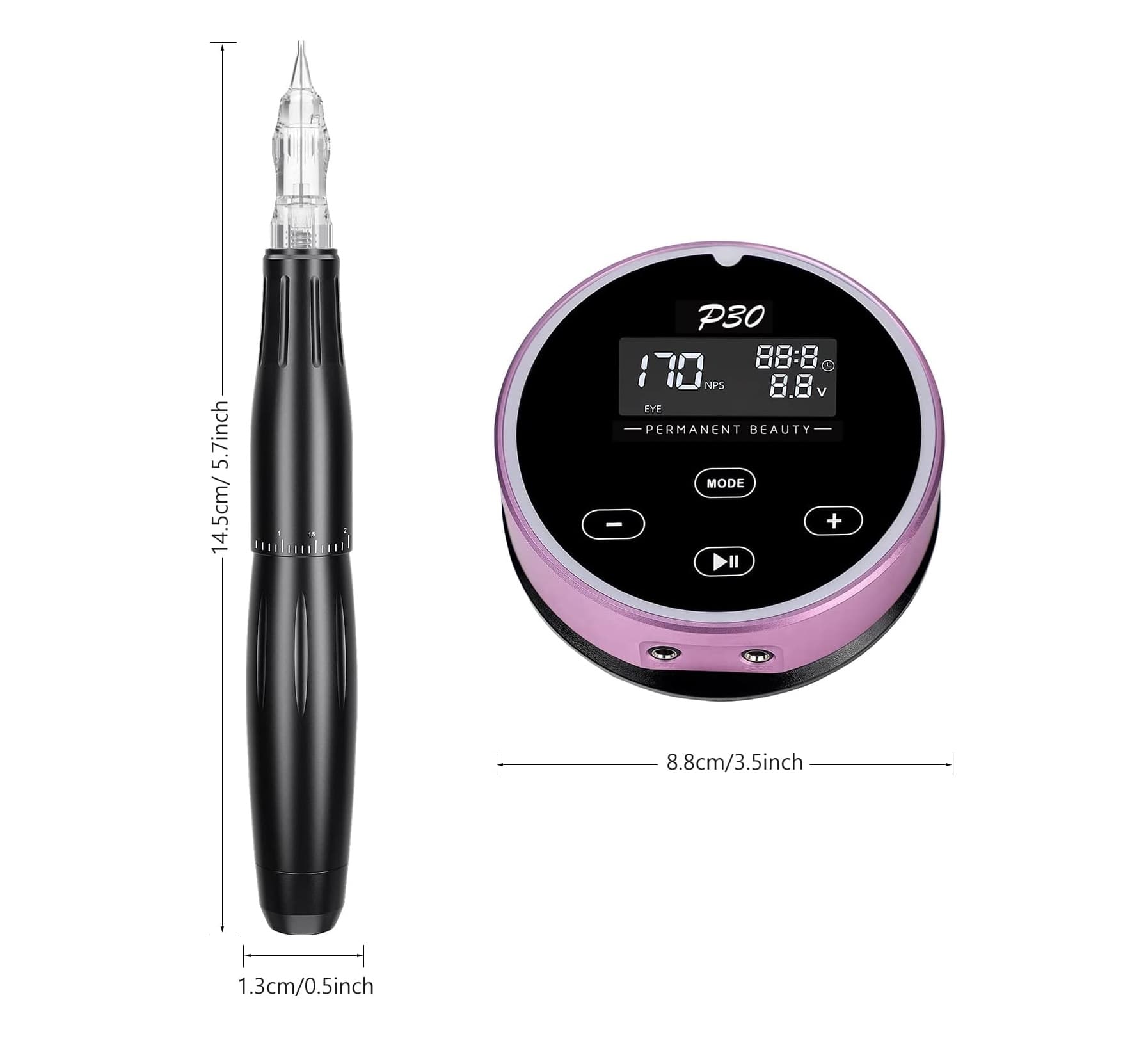 Kit Biomaser Dermógrafo + 20 Agujas - 2